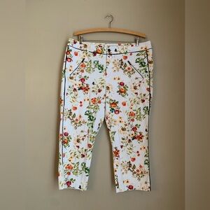 Disney 14 Women's Alice through the Looking Glass Floral Pants G by Giuliana